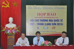 Lang Son : bientôt la Foire commerciale internationale Vietnam-Chine 2015 