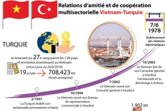 [Infographie] Relations d’amitié et de coopération multisectorielle Vietnam - Turquie