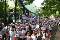 Marche pour les victimes de l’agent orange/dioxine et des handicaps défavorisés