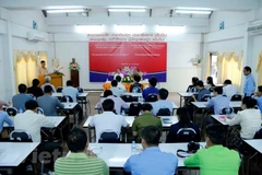 Cours de formation en compétences journalistique au Laos