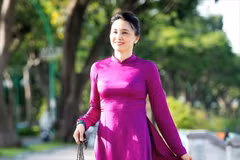 La beauté des ao dài brodé à la main