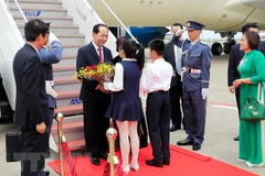 Le président Tran Dai Quang et son épouse en visite d'État au Japon 