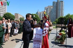 Rencontre entre des anciens combattants vietnamiens et ukrainiens