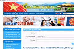 Thua Thien-Hue en tête du pays dans le développement de l’e-gouvernement