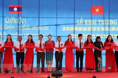 Ouverture de la paire de portes frontalières internationales Nam Lanh – Muong Po