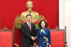 La permanente du Secrétariat du Parti reçoit une délégation de la Conférence consultative politique du peuple chinois