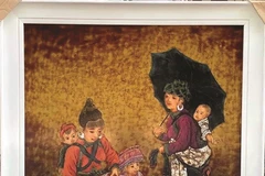 Sourde et muette, elle s’exprime par la peinture