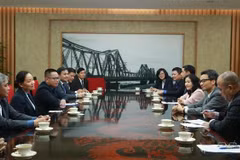 Le vice-Premier ministre Vu Duc Dam reçoit la ministre lao du Travail et du Bien-être social
