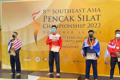 Pencak silat : le Vietnam remporte 9 médailles d'or du 8e Championnat d’Asie du Sud-Est 
