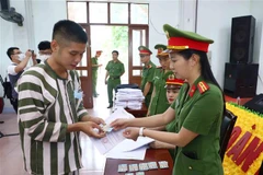 Le vice-PM Pham Binh Minh à la cérémonie de publication de la grâce présidentielle à Vinh Phuc