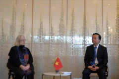 Activités du vice-Premier ministre Tran Hong Ha en Suisse 