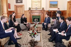 Le président de l'Assemblée nationale rencontre la gouverneure générale de la Nouvelle-Zélande