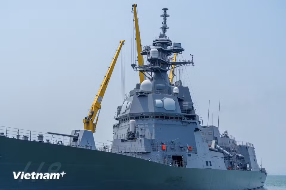 Le destroyer Asahi est équipé de technologies de pointe. Photo : VietnamPlus