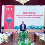 Le secrétaire général du Parti communiste du Vietnam, To Lam, s'exprime. Photo: VNA
