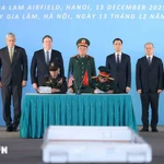 Cérémonie de signature pour le 171e rapatriement des ossements de militaires américains. Photo: VNA