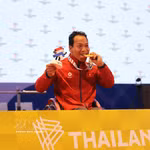 Le para-haltérophile Le Van Cong. Photo : VNA