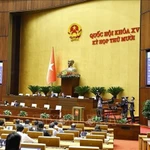 L'Assemblée nationale adopte quatre lois relatives aux affaires judiciaires. Photo: VNA