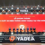 Le 1er mars, YADEA Vietnam a inauguré, pour la première phase, son usine intelligente située dans la zone industrielle de Tan Hung, à Bac Ninh. Photo : VNA