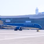 Fidèle à son rôle de transporteur national, Vietnam Airlines a déjà assuré à plusieurs reprises des missions d'urgence dans le cadre des engagements internationaux du Vietnam. Photo : VNA