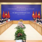 Lors de la 17ᵉ session du Comité directeur de la coopération bilatérale Vietnam–Chine à Hanoï. Photo : VNA