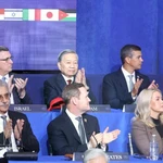 Le secrétaire général To Lam à la réunion inaugurale du Conseil de paix pour Gaza à Washington, D.C. Photo: VNA