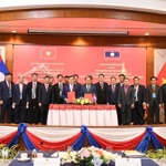 Le Vietnam et le Laos intensifient leur coopération en matière de sécurité publique. Photo : VNA