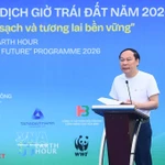 Le vice-ministre de l’Agriculture et de l’Environnement, Le Cong Thanh, s'exprime lors de l'événement. Photo : VNA,
