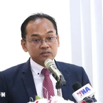 Le Dr Seun Sam, analyste politique à l’Académie royale du Cambodge (RAC). Photo: VNA