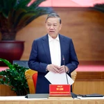 Le secrétaire général To Lam s'exprime. Photo: VNA