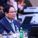 Le Premier ministre Pham Minh Chinh participe à la 3ᵉ réunion des dirigeants de la Communauté asiatique zéro émission (Asia Zero Emission Community – AZEC). Photo : VNA