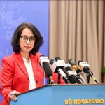 La porte-parole du ministère vietnamien des Affaires étrangères, Pham Thu Hang. Photo: VNA