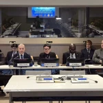 Nguyen Hoang Nguyen, chargé d’affaires a.i de la Mission permanente du Vietnam auprès de l’ONU, s'exprime lors de l'événement. Photo : VNA