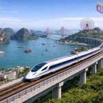 Une simulation du trafic ferroviaire. Photo : Journal Quang Ninh en ligne