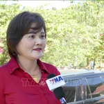 Pham Thi Minh Huong, vice-présidente de l’Association des entrepreneurs vietnamiens à l’étranger. Photo : VNA