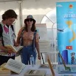 Le stand du Vietnam au festival ManiFiesta 2025 en Belgique. Photo : VNA