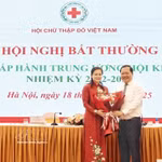Do Thi Thu Thao est réélue à la présidence de la Croix-Rouge du Vietnam pour le mandat 2026-2031. Photo: VNA