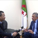 Mourad Lamoudi, membre du Comité central chargé des relations extérieures du Front de libération nationale (FLN) en Algérie. Photo: VNA