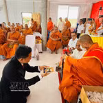 Cérémonie d'inauguration de la pagode Hoa Nghiem dans le district de Phu Luang, province de Loei. Photo: VNA