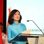 L'ambassadrice du Vietnam au Maroc, Le Kim Quy. Photo: VNA