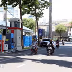 Une rue de Hô Chi Minh-Ville. Photo: VNA