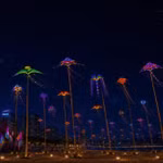 Près de 500 cerfs-volants lumineux illumineront le ciel nocturne de Nang Nang durant trois soirées consécutives, les 24, 25 et 26 juillet. Photo: Danangfantasticity