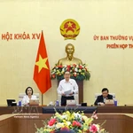 Le président de l’Assemblée nationale, Tran Thanh Man, préside la 55e réunion du Comité permanent de l’Assemblée nationale. Photo: VNA