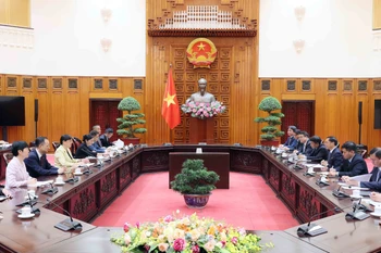 Panorama de la réception. Photo : VNA