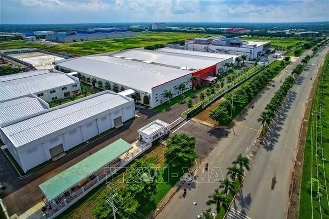 Parc industriel de Binh Duong, Hô Chi Minh-Ville. Photo: VNA vna-potal-80-nam-hanh-trinh-doi-moi-cung-dat-nuoc-tu-khoi-diem-den-xanh-hoa-khu-cong-nghiep-o-tp-ho-chi-minh-stand-1.jpg