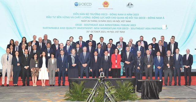 Forum ministériel OCDE-Asie du Sud-Est à Hanoï en 2023. Photo: VNA viet-nam-dang-cai-to-chuc-dien-dan-bo-truong-oecd-dong-nam-a-nam-2023-tai-ha-noi-17491171691001698649149.png