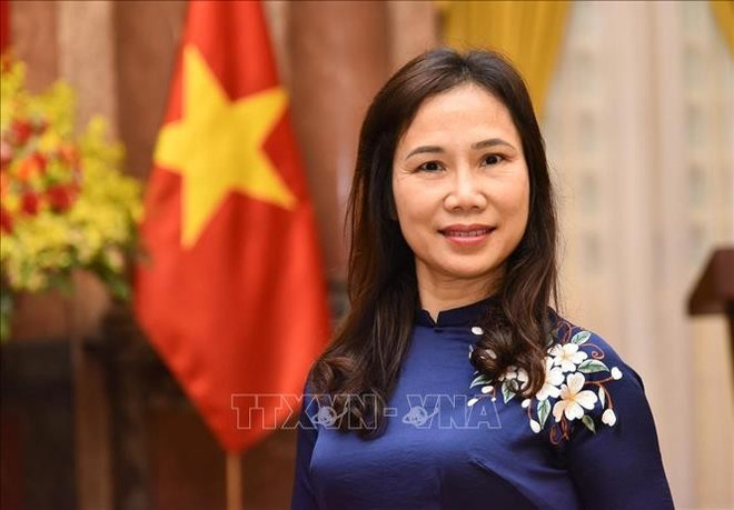L'ambassadrice du Vietnam au Sri Lanka, Trinh Thi Tam. Photo: VNA uuid60ea2c0b-007e-4c38-af98-790e3f2e85facode001library1type1mode1loctruecaptrue.jpg