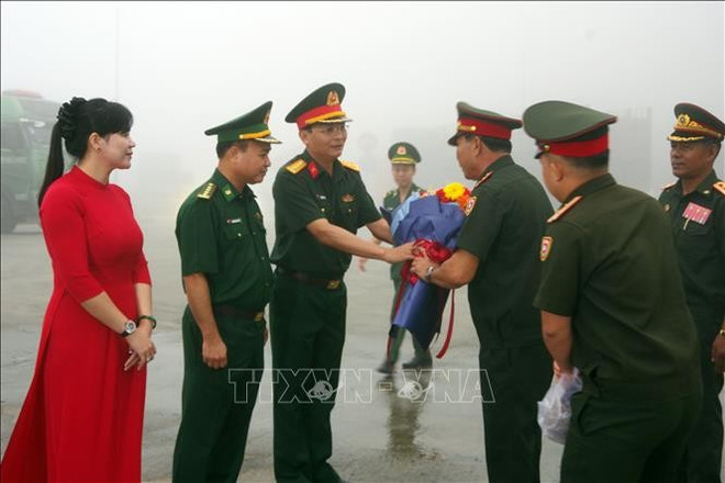 Cérémonie d'accueil à Ha Tinh. Photo: VNA 2.jpg