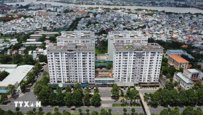 Projet de logements sociaux dans la province de Dong Nai. Photo: VNA nha-o-xa-hoi.jpg