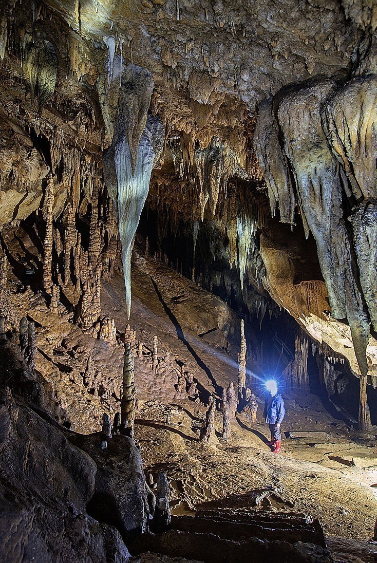 Grâce à sa beauté originelle préservée et à ses secrets encore enfouis, la grotte de Nam Son exerce une attraction magnétique sur les visiteurs avides de découvertes. Photo : VNA