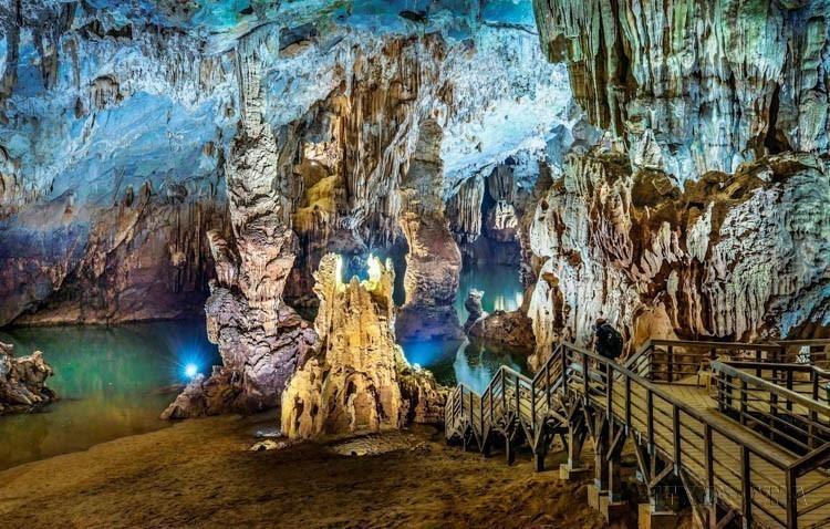 Le parc national de Phong Nha - Ke Bàng a été désigné par le magazine de voyage britannique Wanderlust comme la meilleure destination d’aventure au Vietnam. Photo : VNA